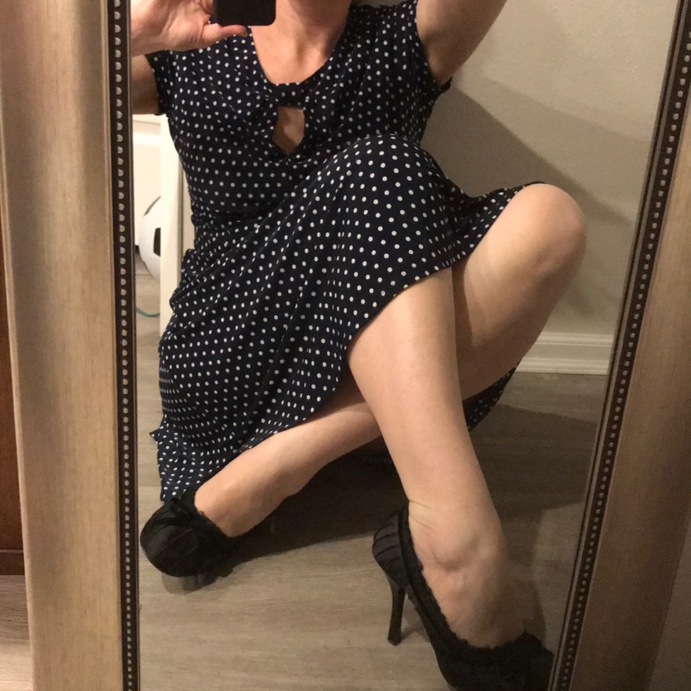 **SALE** Lindy Bop Navy Vintage inspired Dress